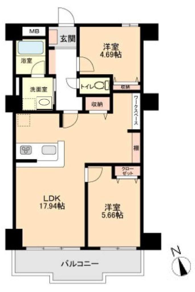 2LDK apartment in Mizuho Ward, Nagoya, Aichi - Photo 1