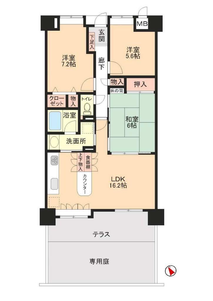 3LDK apartment in Toyoake, Aichi - Photo 1