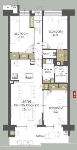 3LDK apartment in Mishima, Shizuoka - Photo 1