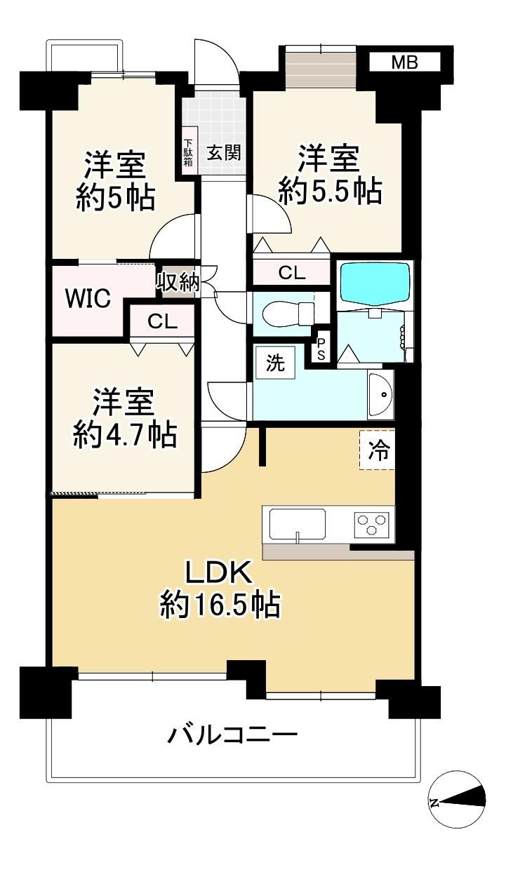 3LDK apartment in Moriguchi, Osaka - Photo 1