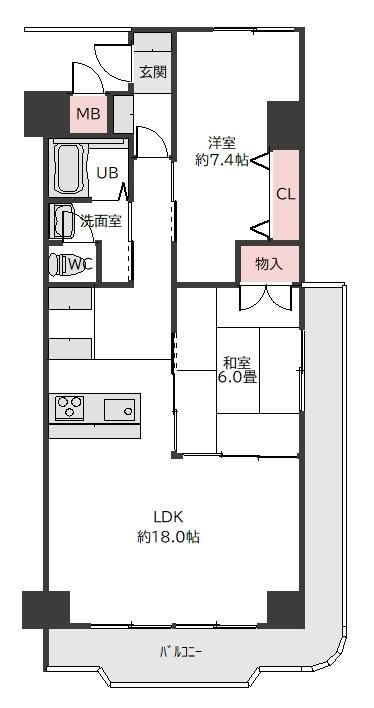 2LDK apartment in Moriguchi, Osaka - Photo 1