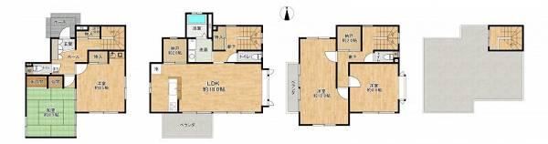 4LDK+S house in Okazaki, Aichi - Photo 1