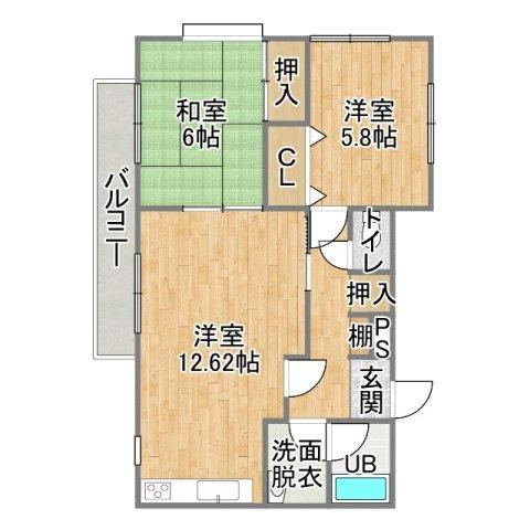 2LDK apartment in Chuo Ward, Hamamatsu, Shizuoka - Photo 1