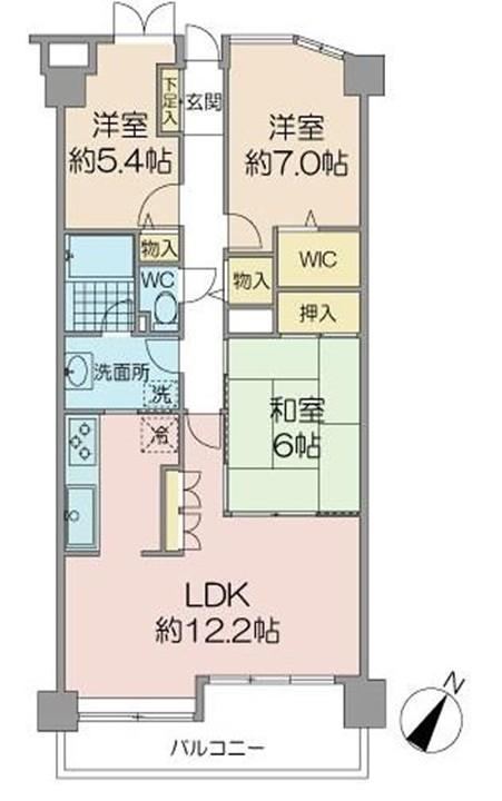 3LDK apartment in Kitamoto, Saitama - Photo 1