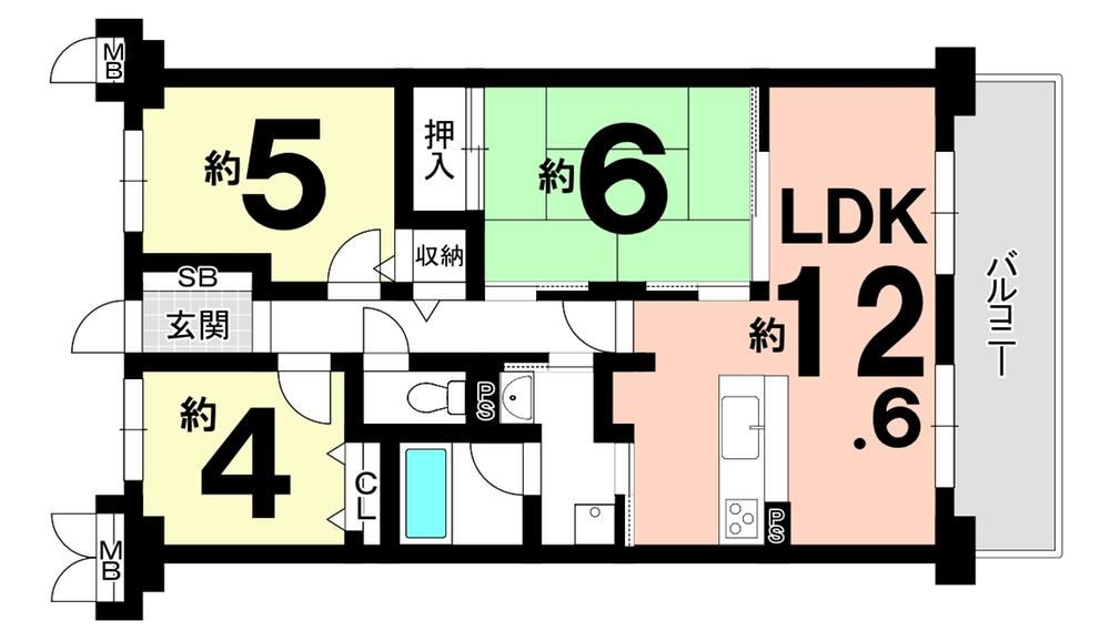 3LDK apartment in Fushimi Ward, Kyoto - Photo 1