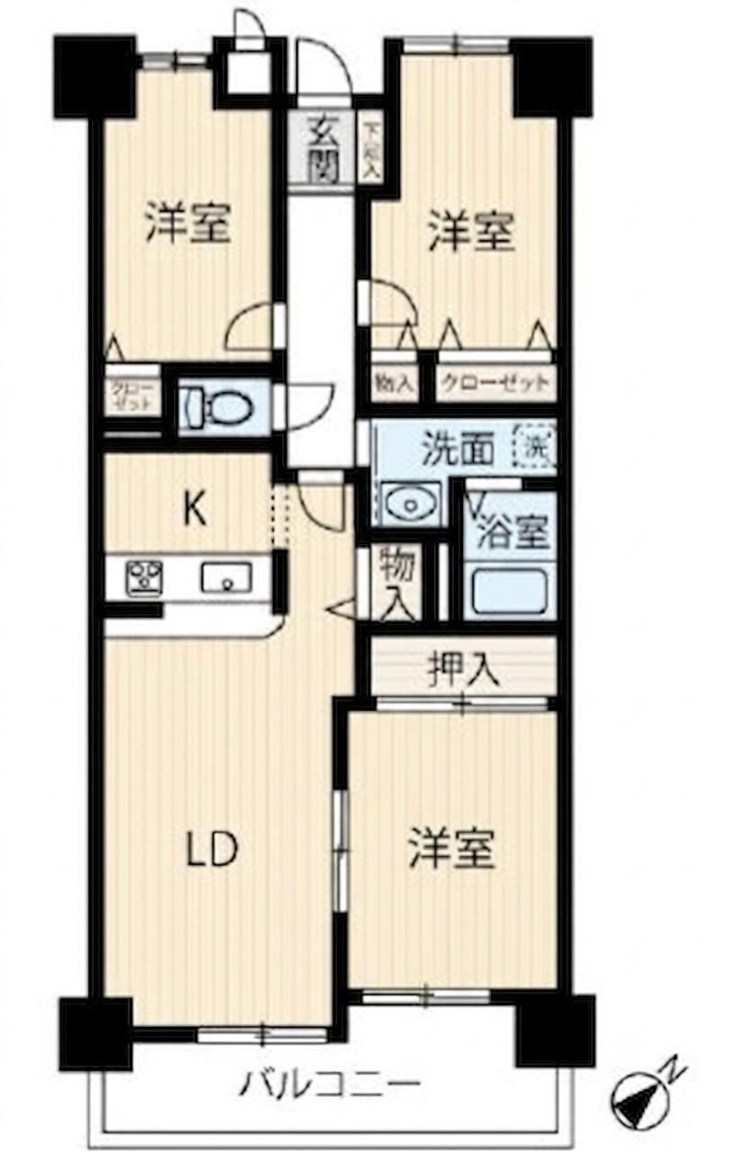 3LDK apartment in Toyota, Aichi - Photo 1