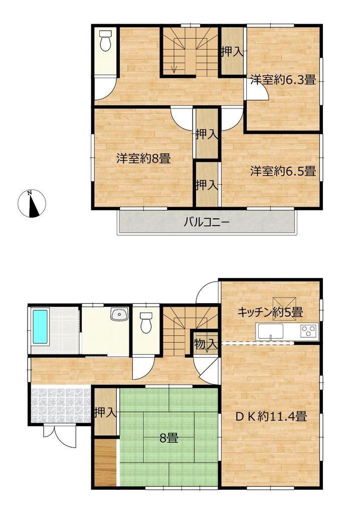 4LDK house in Tsuchiura, Ibaraki - Photo 1