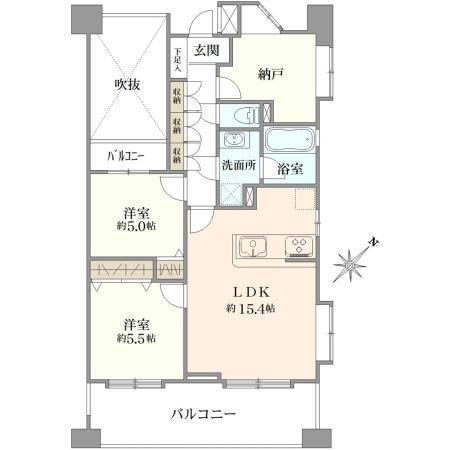 2LDK apartment in Inage Ward, Chiba - Photo 1