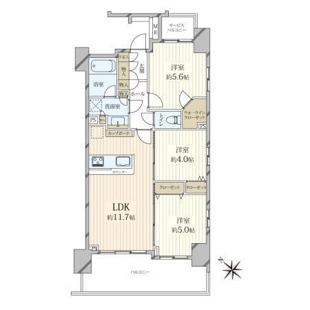 3LDK apartment in Meguro Ward, Tokyo - Photo 1