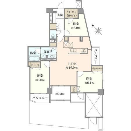 3LDK apartment in Toshima Ward, Tokyo - Photo 1