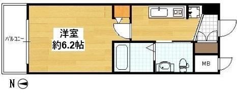 1K apartment in Minami Ward, Kyoto - Photo 1