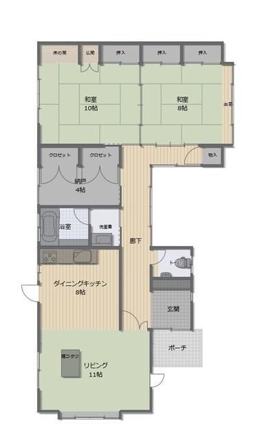 2LDK house in Kanazawa, Ishikawa - Photo 1