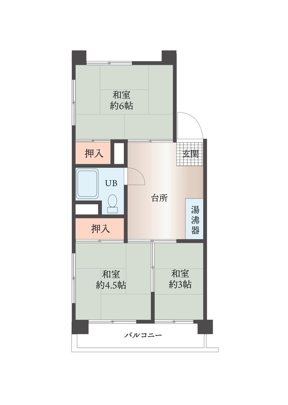 3DK apartment in Kawaguchi, Saitama - Photo 1