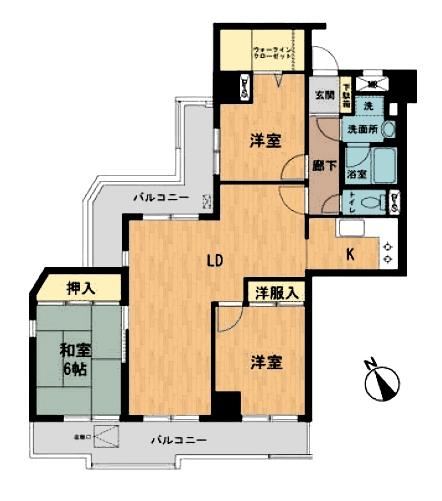 3LDK apartment in Tempaku Ward, Nagoya, Aichi - Photo 1