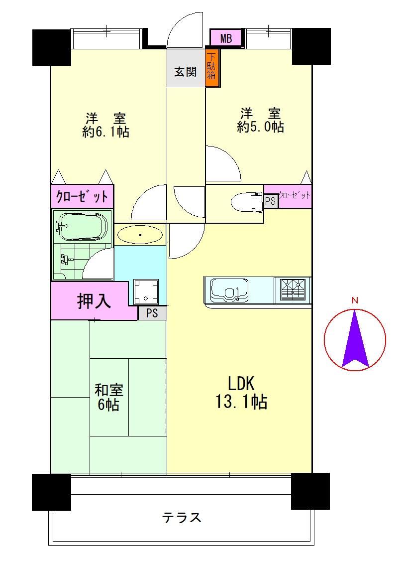 2LDK+S apartment in Adachi Ward, Tokyo - Photo 1