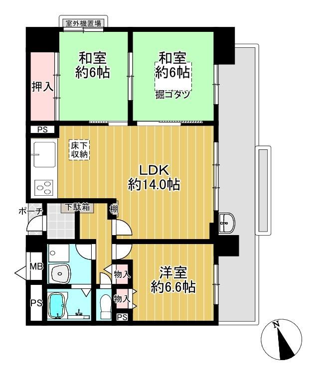 3LDK apartment in Konohana Ward, Osaka - Photo 1