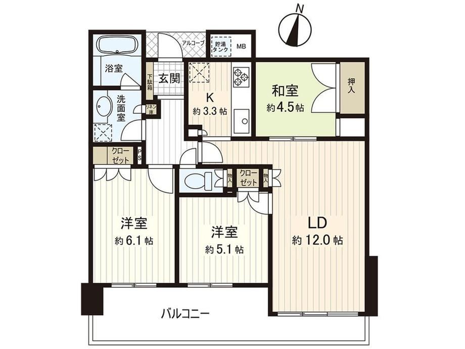 3LDK apartment in Moriguchi, Osaka - Photo 1