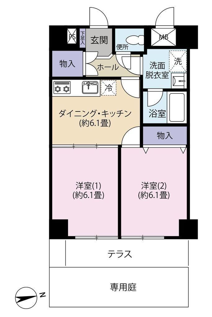 2DK apartment in Adachi Ward, Tokyo - Photo 1