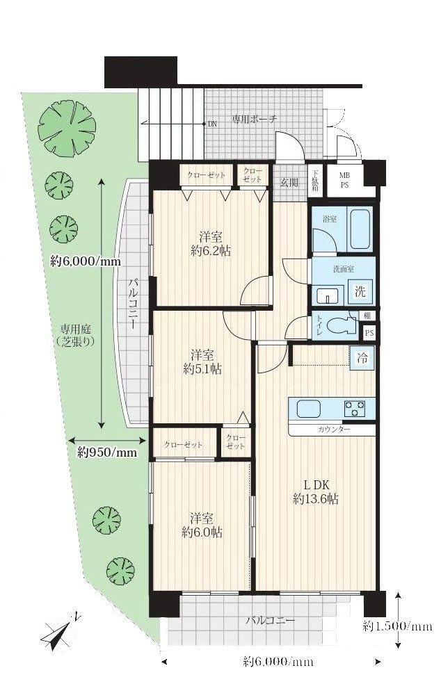 3LDK apartment in Miyamae Ward, Kawasaki, Kanagawa - Photo 1