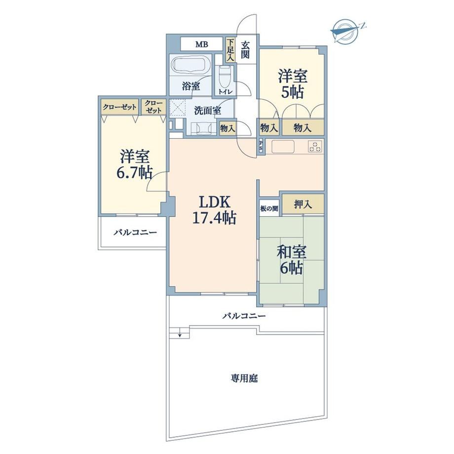 3LDK apartment in Higashiyodogawa Ward, Osaka - Photo 1