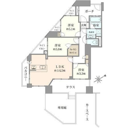 3LDK apartment in Nakano Ward, Tokyo - Photo 1