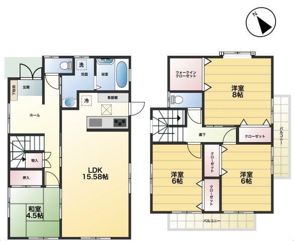 4LDK house in Konosu, Saitama - Photo 1