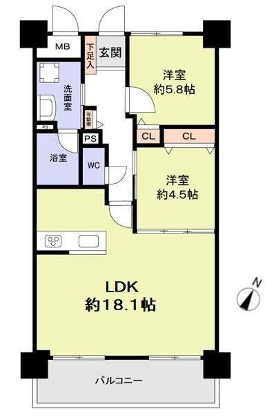 2LDK apartment in Yodogawa Ward, Osaka - Photo 1