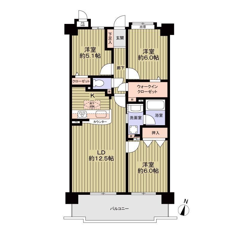 3LDK apartment in Togo, Aichi District, Aichi - Photo 1