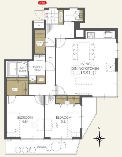 2LDK apartment in Shiki, Saitama - Photo 1