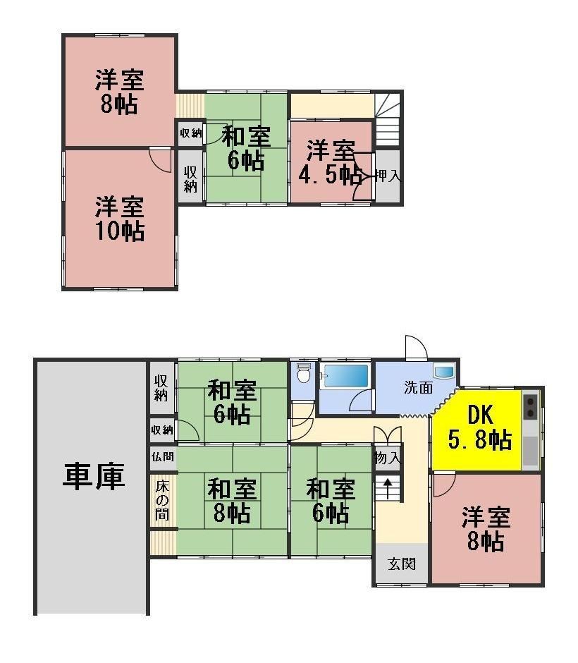 6DK house in Gifu, Gifu - Photo 1