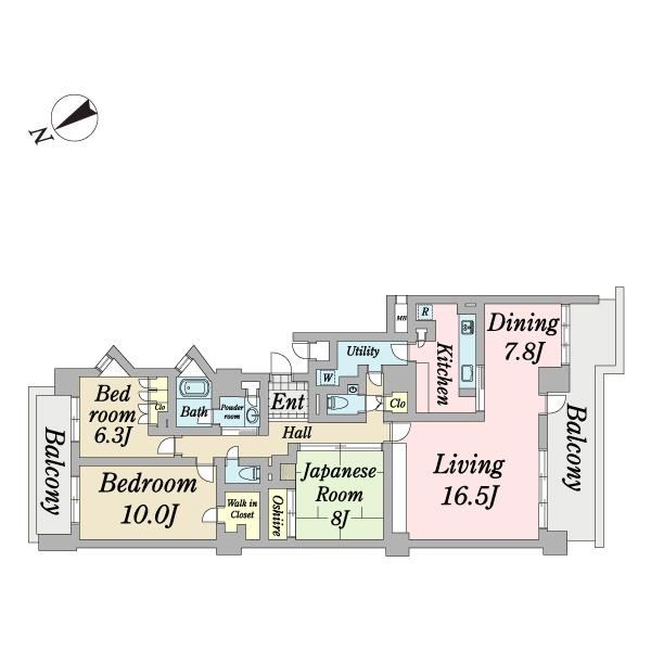 3LDK apartment in Chuo Ward, Chiba - Photo 1