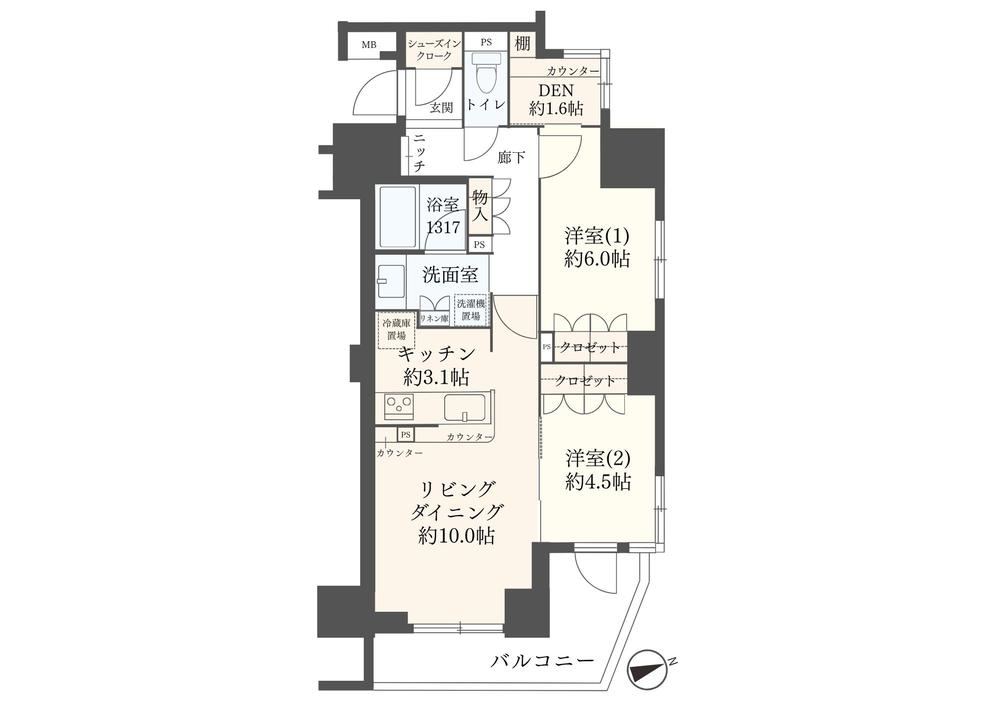 2LDK+S apartment in Adachi Ward, Tokyo - Photo 1