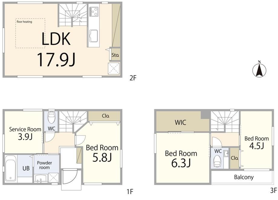3LDK+S house in Arakawa Ward, Tokyo - Photo 1