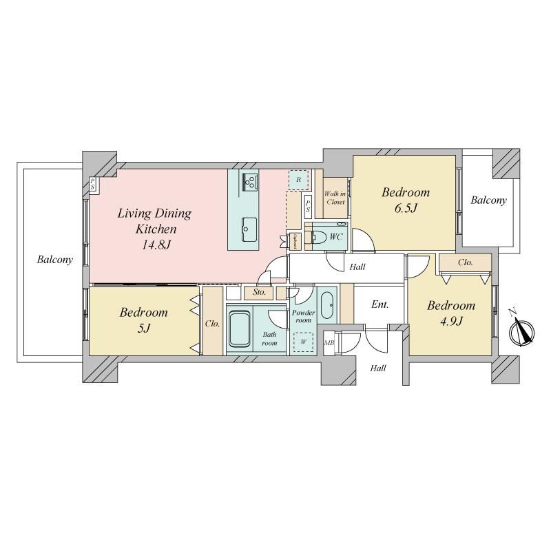 3LDK apartment in Toshima Ward, Tokyo - Photo 1