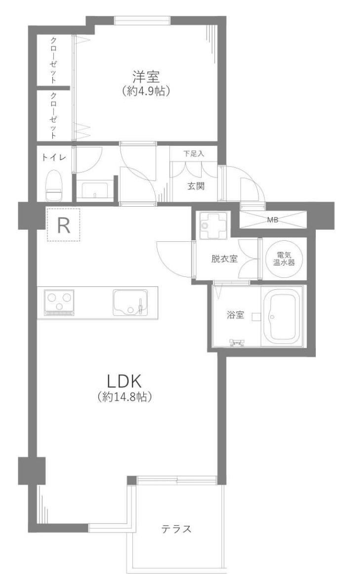 1LDK apartment in Meguro Ward, Tokyo - Photo 1