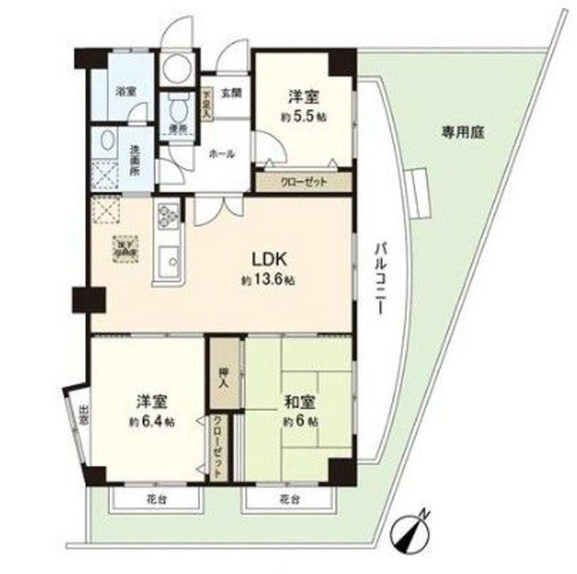 3LDK apartment in Higashi Ward, Fukuoka - Photo 1