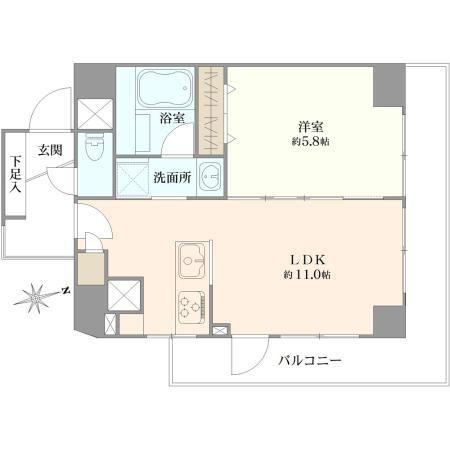 1LDK apartment in Meguro Ward, Tokyo - Photo 1