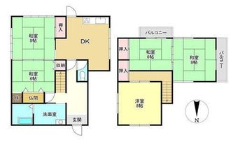 5DK house in Gamo District