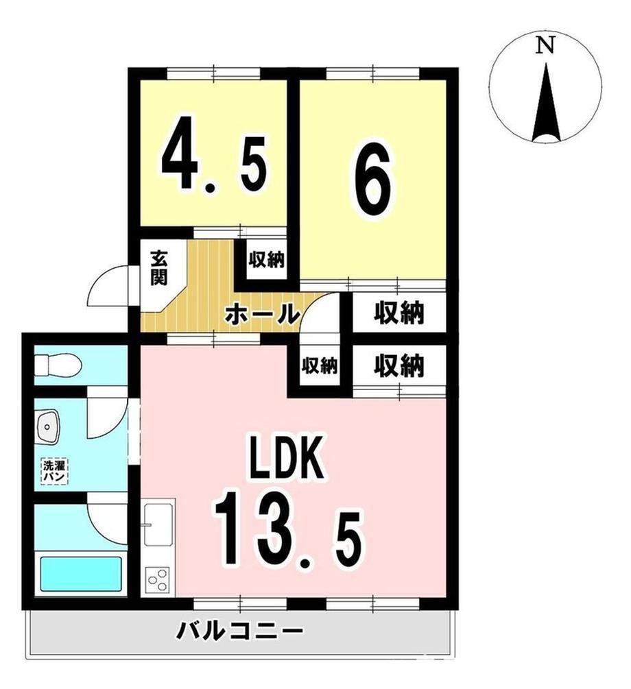 2LDK apartment in Ichinomiya, Aichi - Photo 1