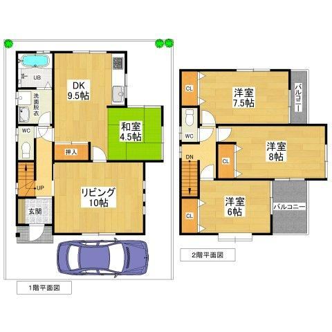 4LDK house in Izumi, Osaka - Photo 1