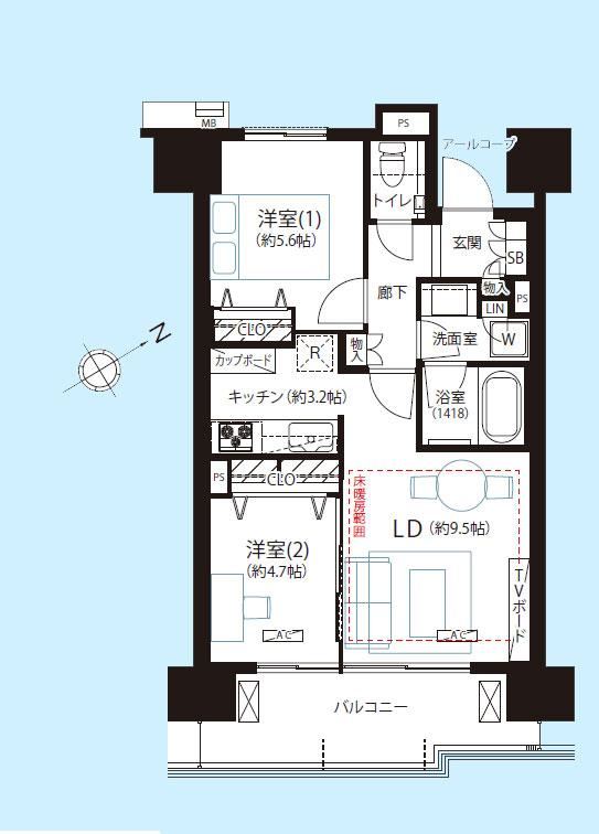 2LDK apartment in Setagaya Ward, Tokyo - Photo 1