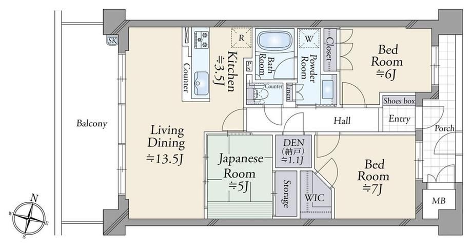 3LDK+S apartment in Sanda, Hyogo - Photo 1