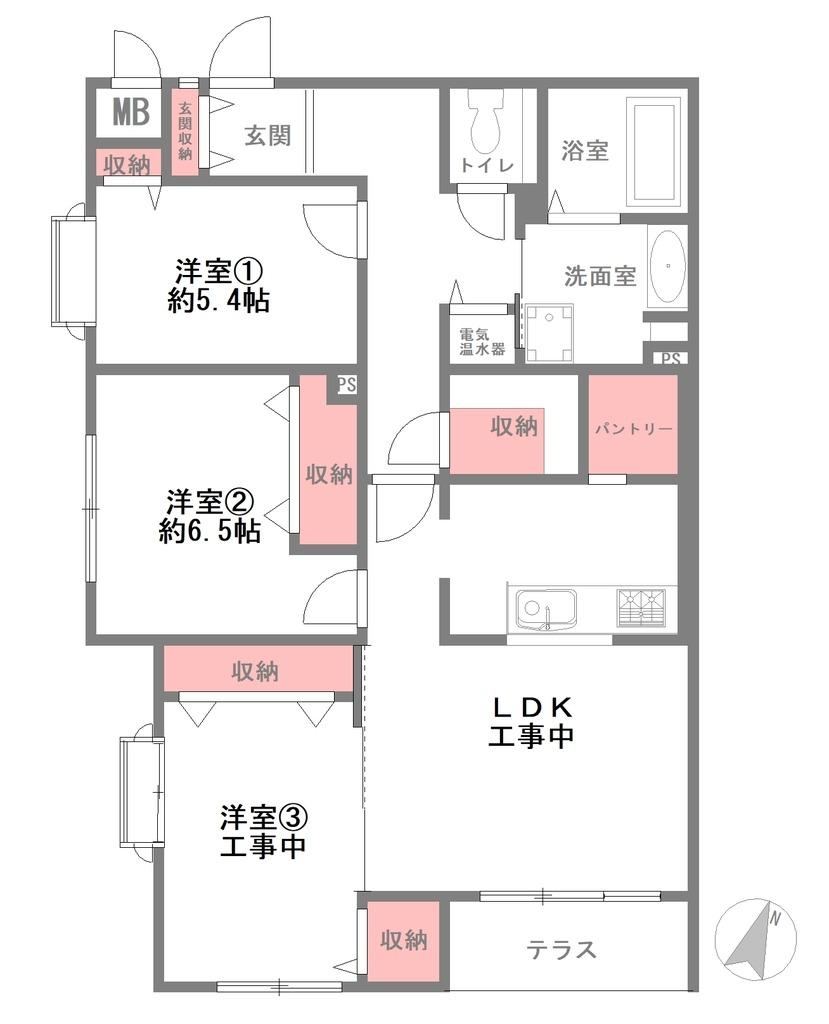 3LDK apartment in Ashiya, Hyogo - Photo 1