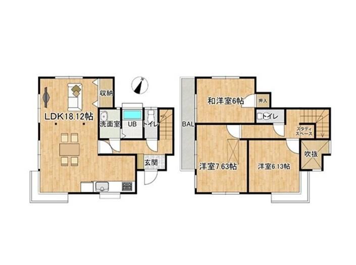 3LDK house in Ageo, Saitama - Photo 1