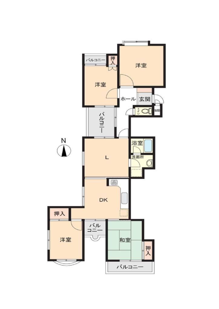 4LDK apartment in Moriyama Ward, Nagoya, Aichi - Photo 1