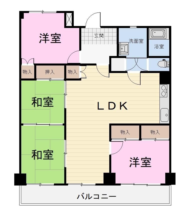 4LDK apartment in Shimizu Ward, Shizuoka - Photo 1