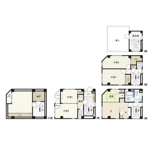 5DK+S house in Toshima Ward, Tokyo - Photo 1