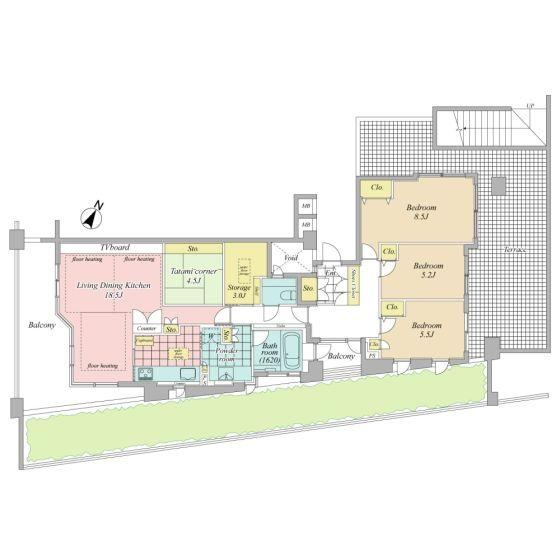 4LDK+S apartment in Setagaya Ward, Tokyo - Photo 1