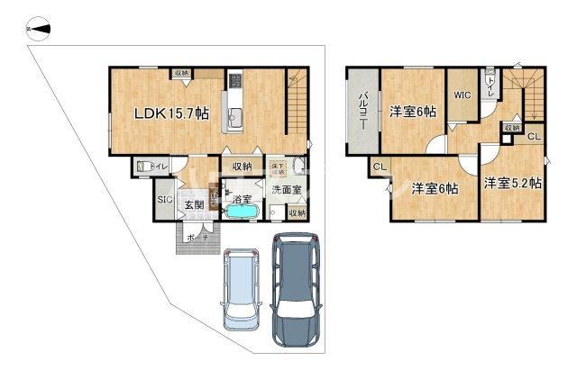 3LDK house in Hirakata, Osaka - Photo 1