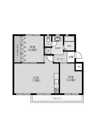 2LDK apartment in Asahi Ward, Yokohama, Kanagawa - Photo 1